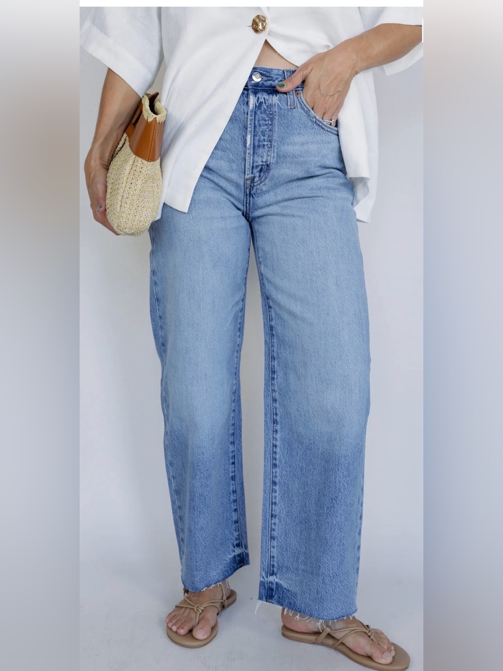 Pistola: Tate High Rise Crop Jeans - size 28 - Picture 2 of 11
